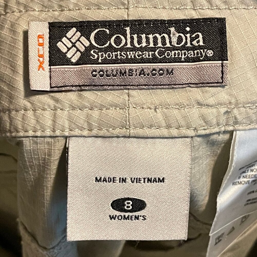 Columbia Women’s Outdoor Hiking Skirt Beige Size 8 – Cargo Pockets - Picture 3 of 4